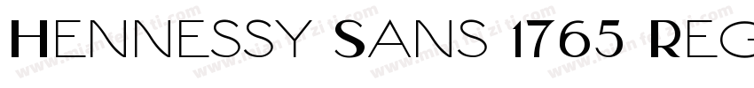 Hennessy Sans 1765 Regular字体转换